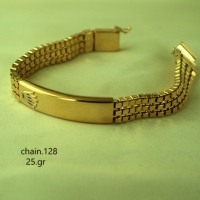 زنجیر و پلاک chain مدل 3128